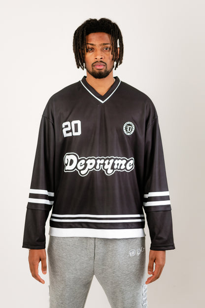 Top tier longsleeved jersey Black/white