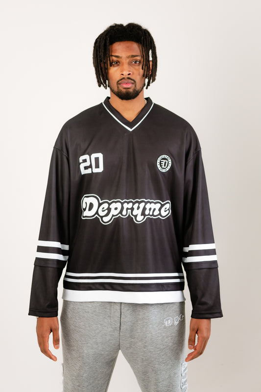 Top tier longsleeved jersey Black/white