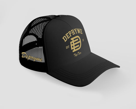 Black Depryme Trucker Hat