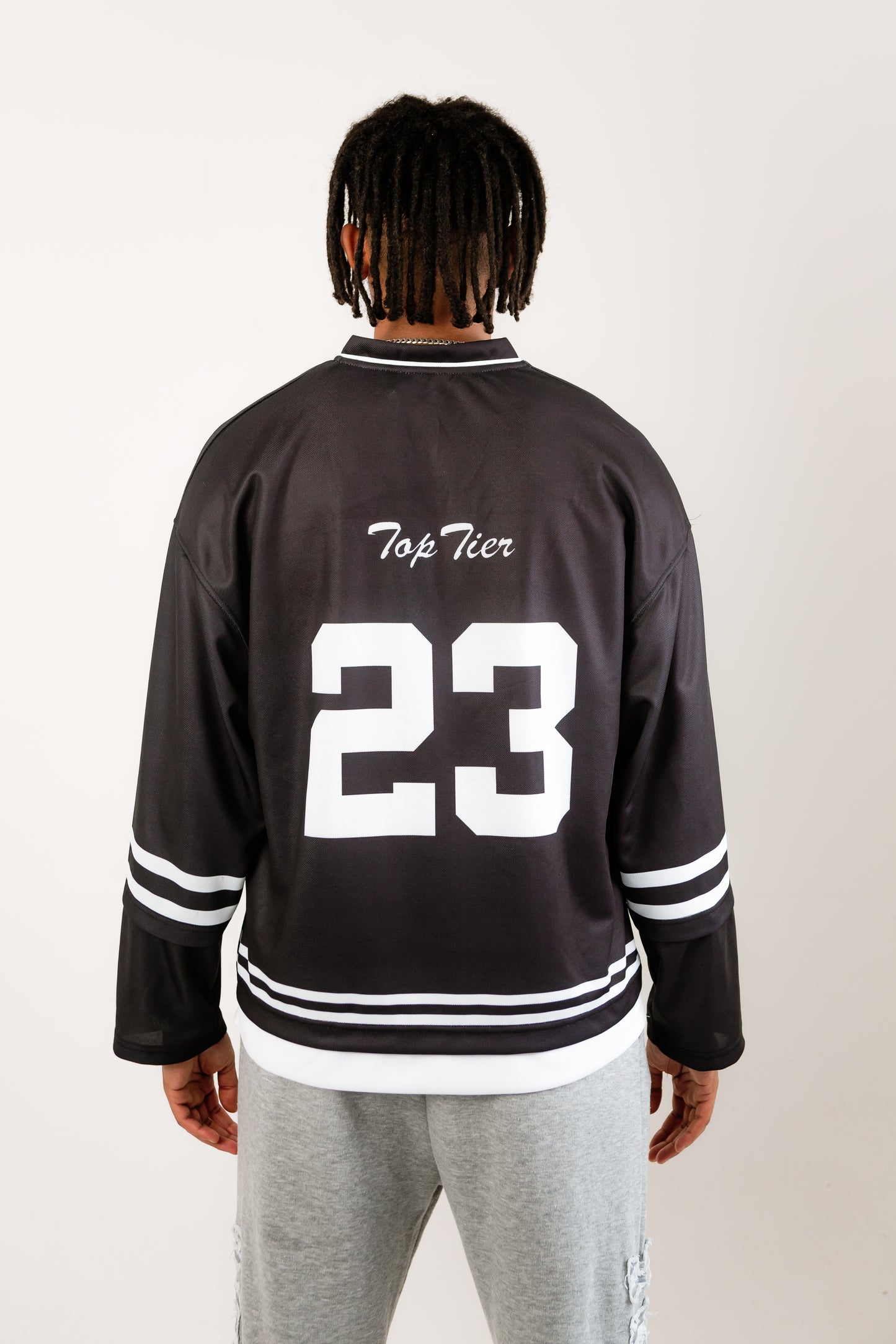 Top tier longsleeved jersey Black/white