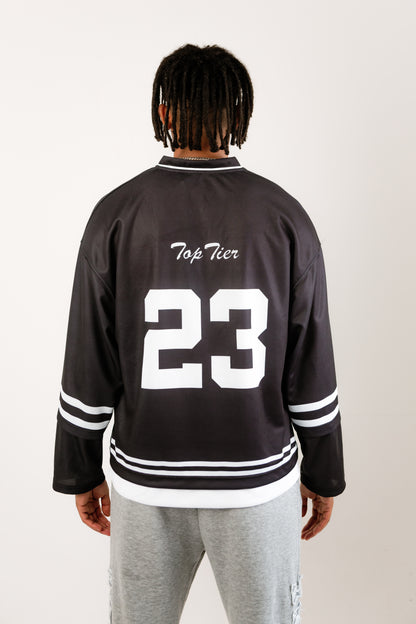 Top tier longsleeved jersey Black/white