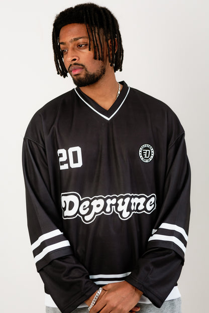 Top tier longsleeved jersey Black/white