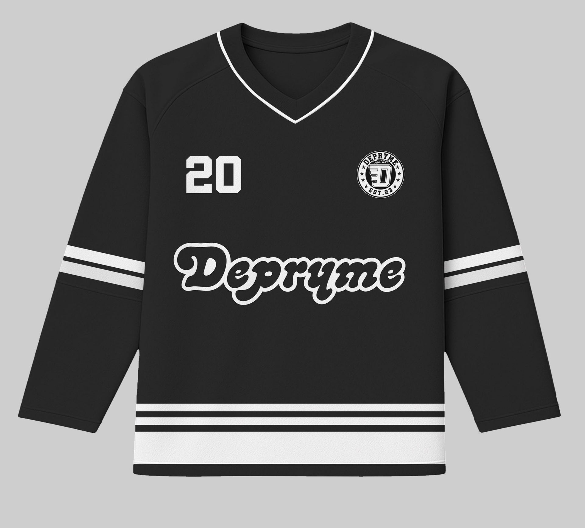 Top tier longsleeved jersey Black/white